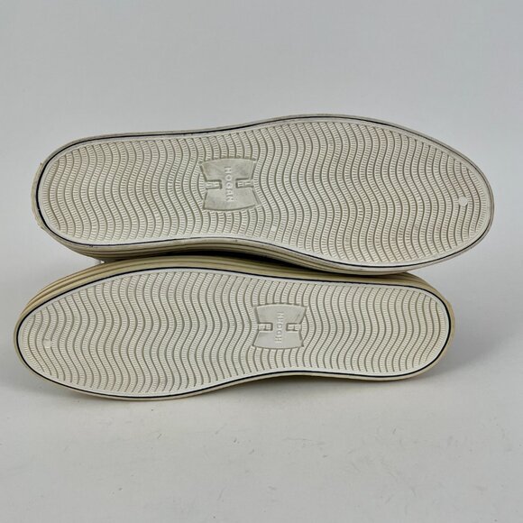 Women's Hogan Rebel R182 High Top Sneakers, Navy Blue Leather/Suede, Size 39 - Picture 11 of 14